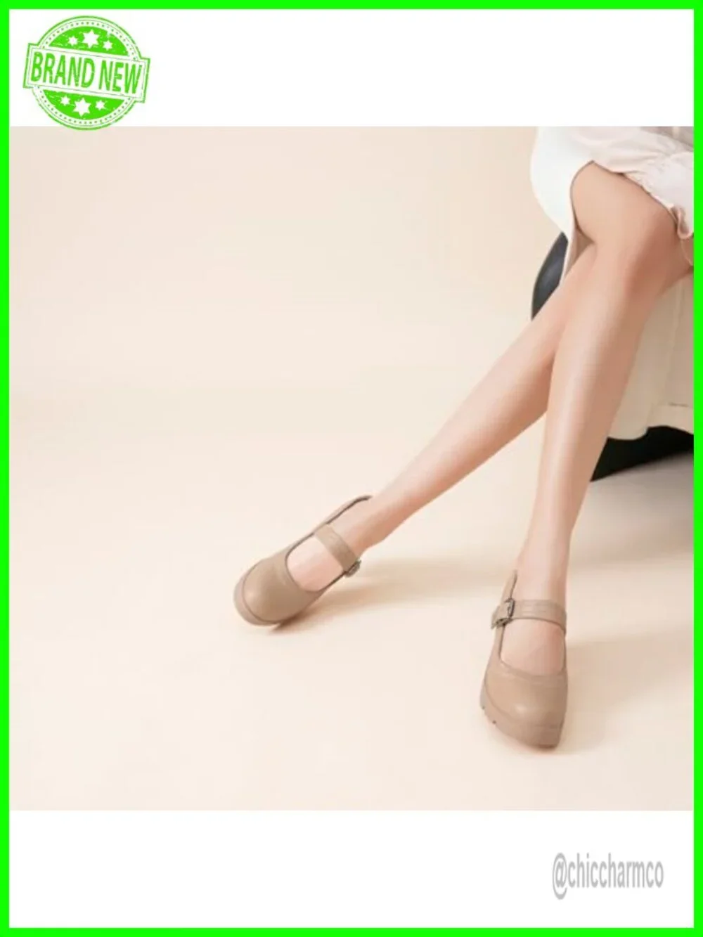 Women's Chunky Block Heel Mary Jane Pumps Round Toe Dress Work Shoes